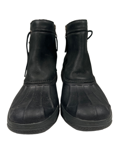 Sperry Top Sider Women's Black Saltwater Wedge Rain Boots - 8.5 image 2