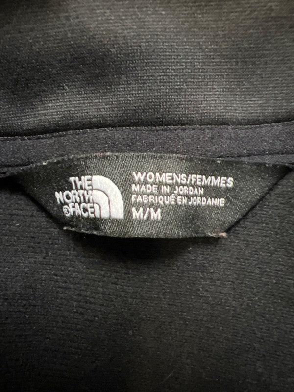 The North Face Women's Black/Gray Fleece Long Sleeve Zip Up Jacket - M image 3