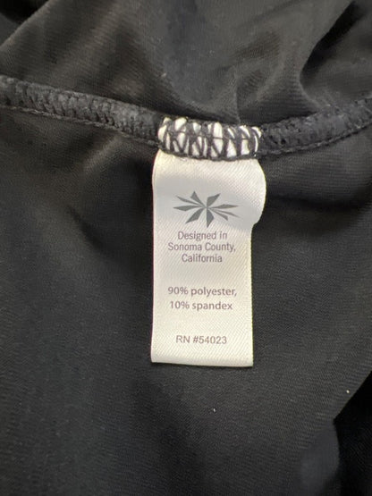 Athleta Women's Black Pacifica UPF Quarter Zip Long Sleeve Athletic Top - M image 4