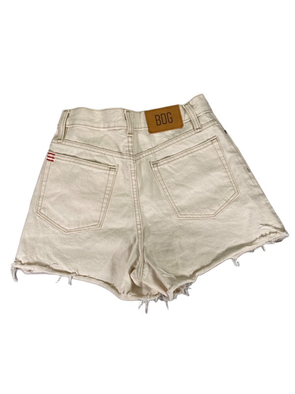 BDG Women's Ivory A-Line Denim Jean Shorts - 28 image 2