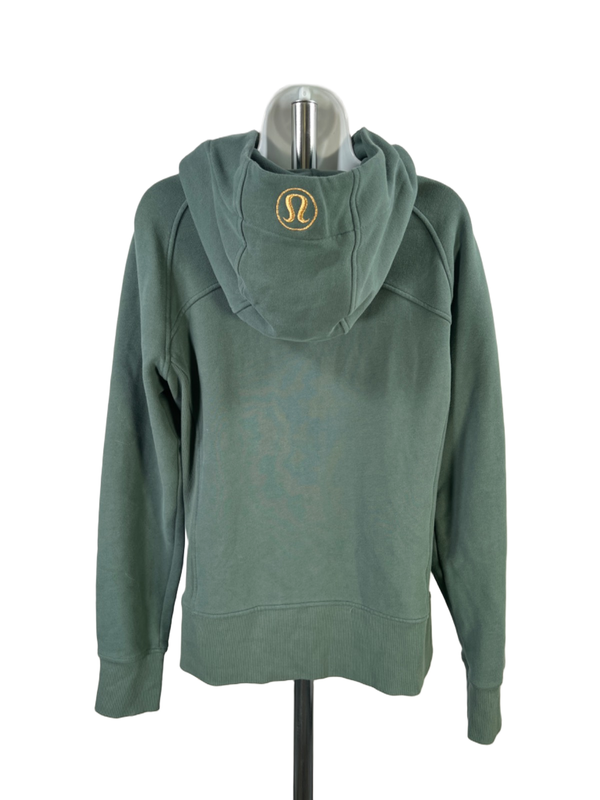 Lululemon Women's Forest Green Long Sleeve Scuba Full Zip Sweatshirt - 12 image 2