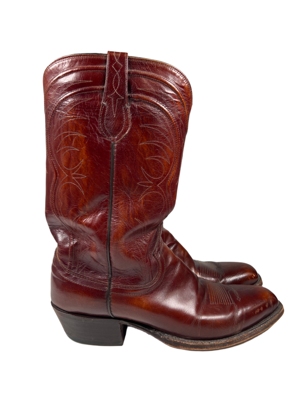 Dan Post Men's Brown Leather Cowboy Western Boots - 11D