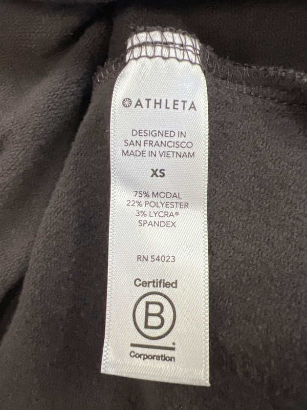 Athleta Women’s Gray/Purple Ethereal Funnel Neck Shirt - XS image 4