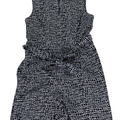 Calvin Klein Women's Blue/White Sleeveless Jumpsuit - 12