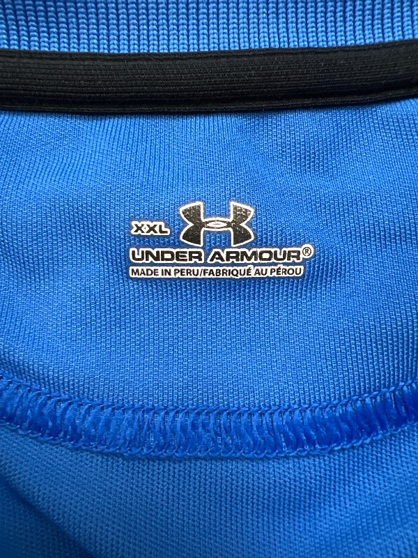 Under Armour Men's Blue Short Sleeve Athletic Polo Shirt - XXL image 3