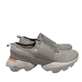 Sorel Women's Gray Kinetic Impact Strap Mesh Sneakers - 6