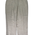 DKNY Women's Beige Optical Allusion Wide Leg Pants - 16