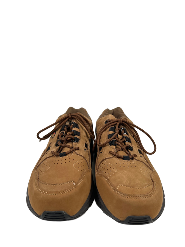 Propet Men's Brown Suede Stabillity Walker Lace Up Walking Sneakers - 11 image 2