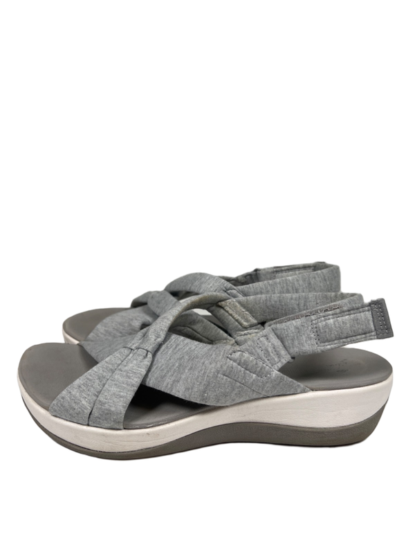 Clarks Women's Gray Cloudsteppers Arla Belle Strappy Slingback Sandals - 8 image 5
