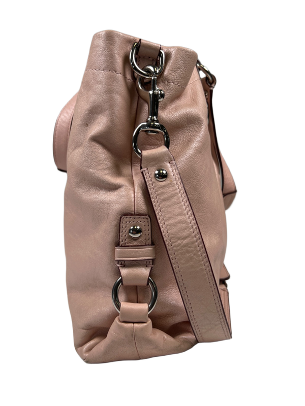 Coach Women's Pink Ashley Leather Carryall Shoulder Satchel Purse image 4