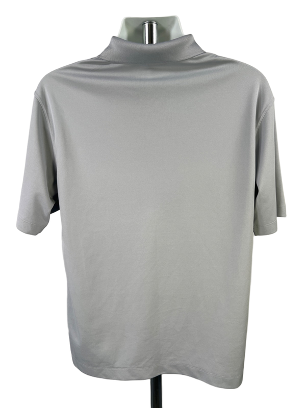 Nike Men's Gray Dri-Fit Short Sleeve Golf Polo Shirt - M image 2