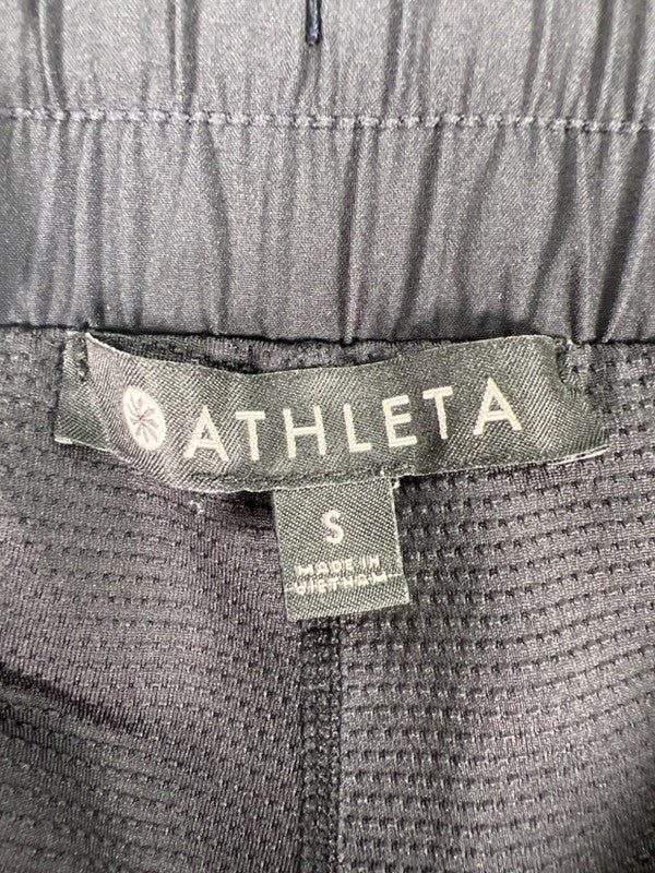 Athleta Women's Black Lined Scrunch Waist Athletic Mini Skort - S image 3
