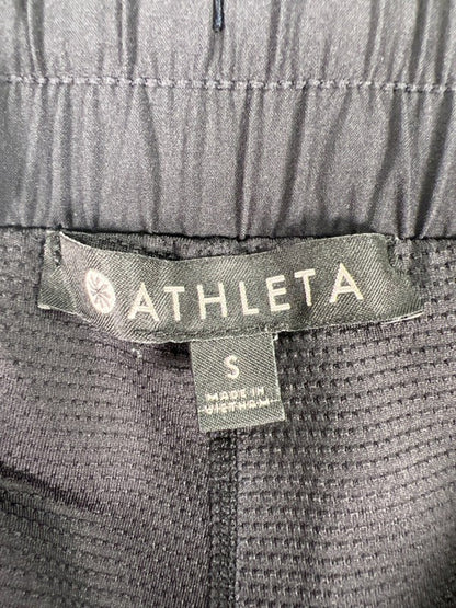 Athleta Women's Black Lined Scrunch Waist Athletic Mini Skort - S image 3