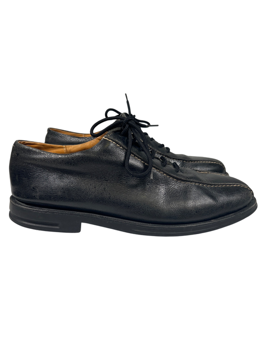 Sandro Men's Black Leather Comfort Walk Lace Up Sneakers - 10D