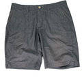 Macade Men's Dark Gray Slim Fit Performance Golf Shorts - 34