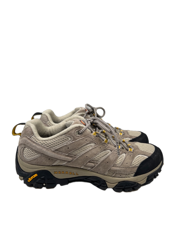 Merrell Women's Gray/Taupe Moab 2 Ventilator Lace Up Hiking Shoes - 8.5 Wide