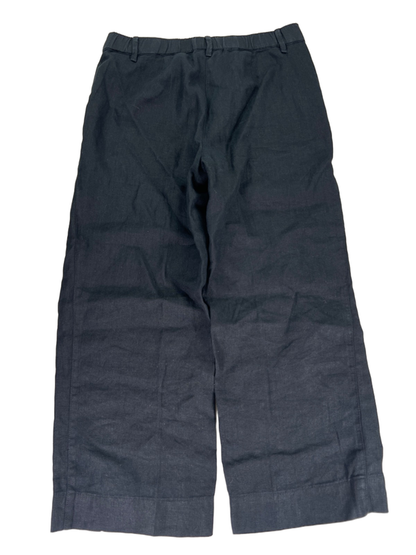 J Jill Women's Black Linen Wide Ankle Pants - XS image 2