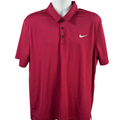 Nike Men's Burgundy/Red Short Sleeve Performance Golf Polo - XL