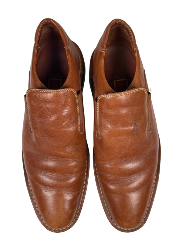 Cole Haan Men's Brown Leather Stitch Detail Slip On Loafers - 8.5 image 3
