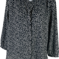 NEW Jachs Girlfriend Women’s Black/White. Button Up Long Sleeve Blouse - M