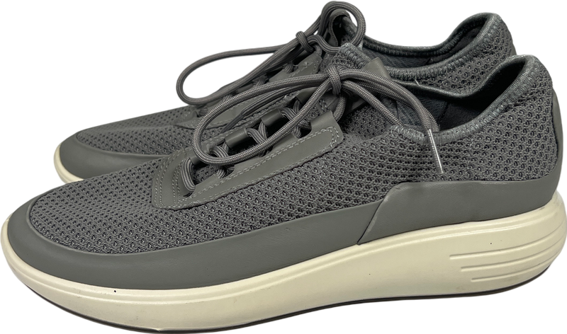 Ecco Women’s Gray Soft Lace Up Athletic Sneakers - 39/US 8 image 5
