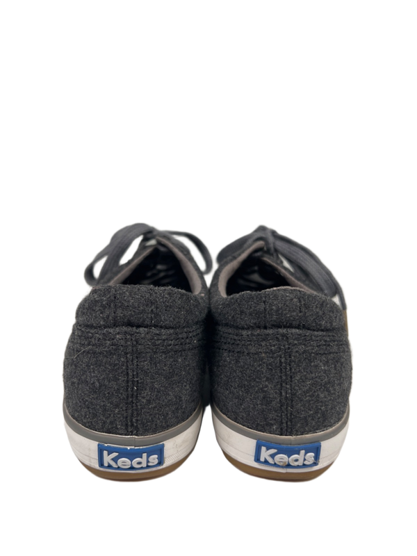 Keds Women's Gray Center Slub Oxford Lace Up Sneakers - 7 image 4