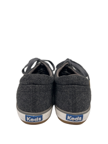 Keds Women's Gray Center Slub Oxford Lace Up Sneakers - 7 image 4