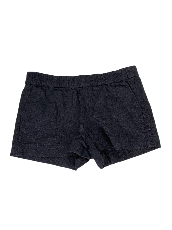 J.Crew Women's Black Jacquard Print Pull On Shorts - 10