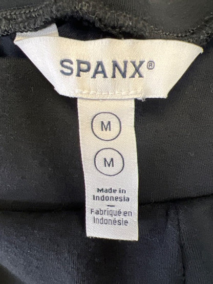 Spanx Women's Black Pull On Cropped Ankle Sweatpants - M image 3