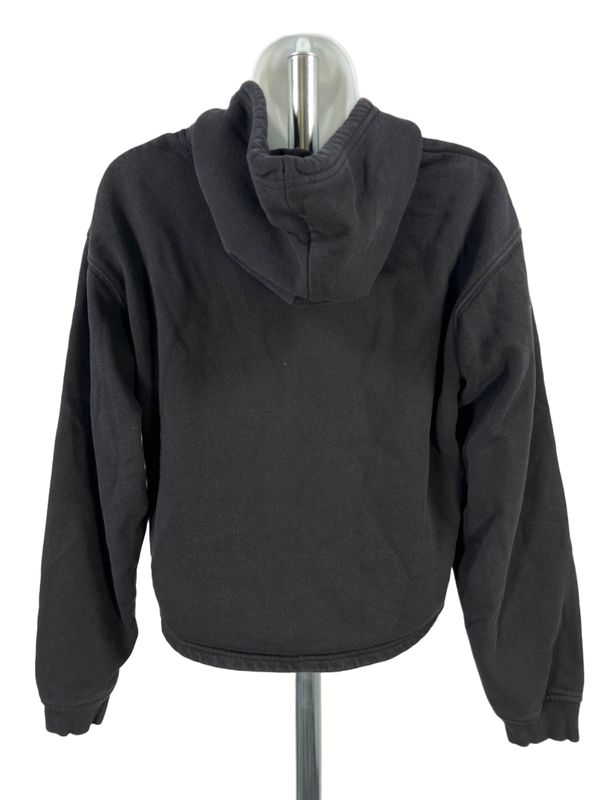 The North Face Women's Black Fleece Lined Pullover Cropped Sweatshirt - M image 2