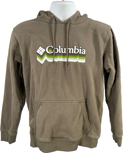 Columbia Men’s Green Fleece Lined Long Sleeve Pullover Sweatshirt - S