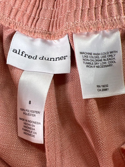Alfred Dunner Women's Pink Botanical Gardens Classic Fit Capri Dress Pants - 8 image 3