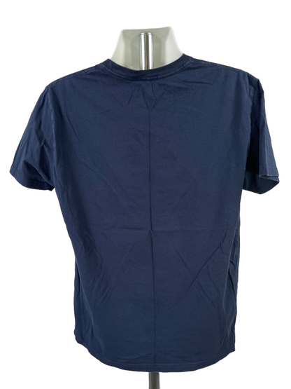 Adidas Men's Navy Blue American Flag Logo Short Sleeve Golf Tee Shirt - XL image 2