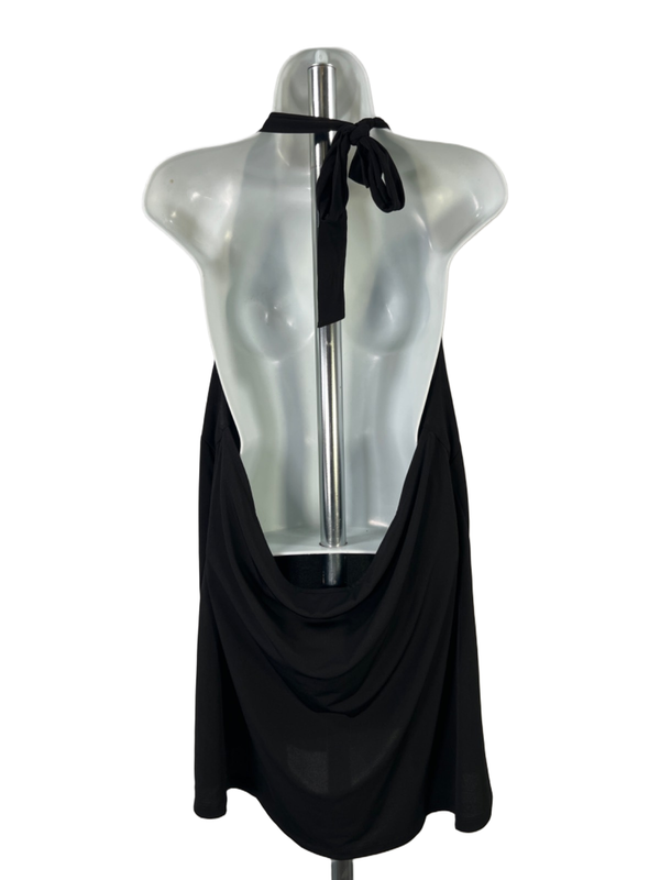 Lane Bryant Women's Black Halter Neck Blouse - 22/24 image 2