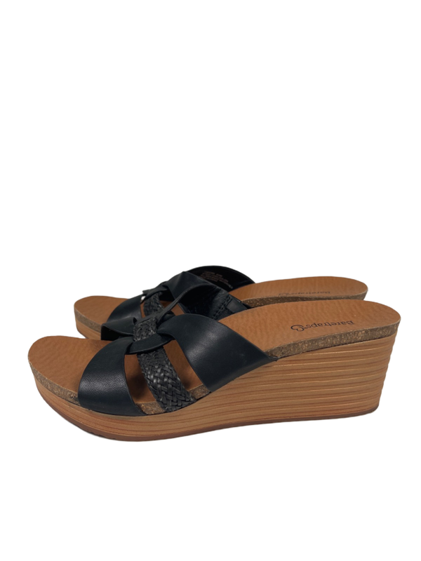 Baretraps Women's Black Yadora Strappy Wedge Sandals - 8.5 image 5