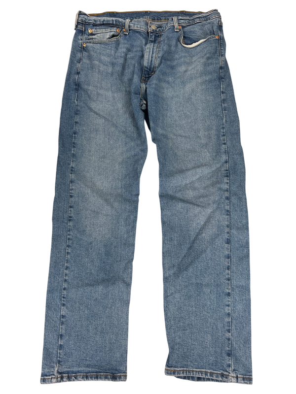 Levi's Men's Light Wash 505 Regular Fit Denim Jeans - 38x32