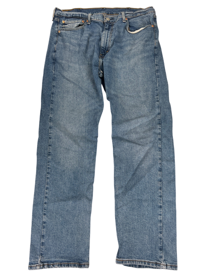 Levi's Men's Light Wash 505 Regular Fit Denim Jeans - 38x32
