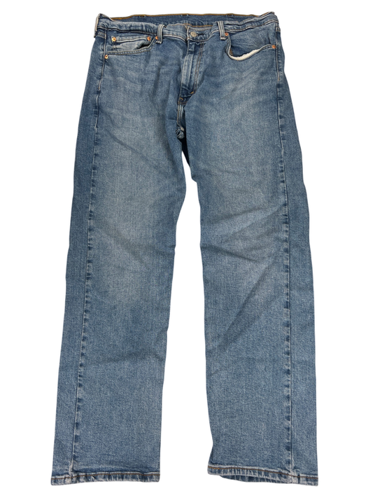 Levi's Men's Light Wash 505 Regular Fit Denim Jeans - 38x32