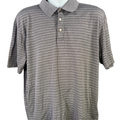 Jos A Banks Men's Gray Traveler Traditional Fit Short Sleeve Polo Shirt - L
