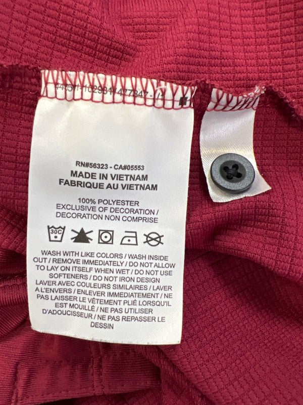 Nike Men's Burgundy/Red Short Sleeve Performance Golf Polo - XL image 4