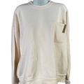 Lunya Women's Ivory Cream Reversible Crewneck Sweatshirt - M/L