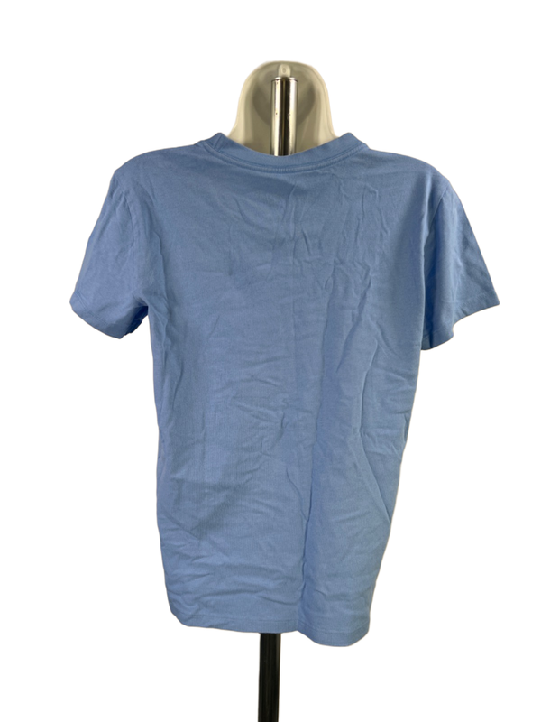 Life Is Good Women's Blue Crusher Flower Graphic Short Sleeve Tee Shirt - S image 2