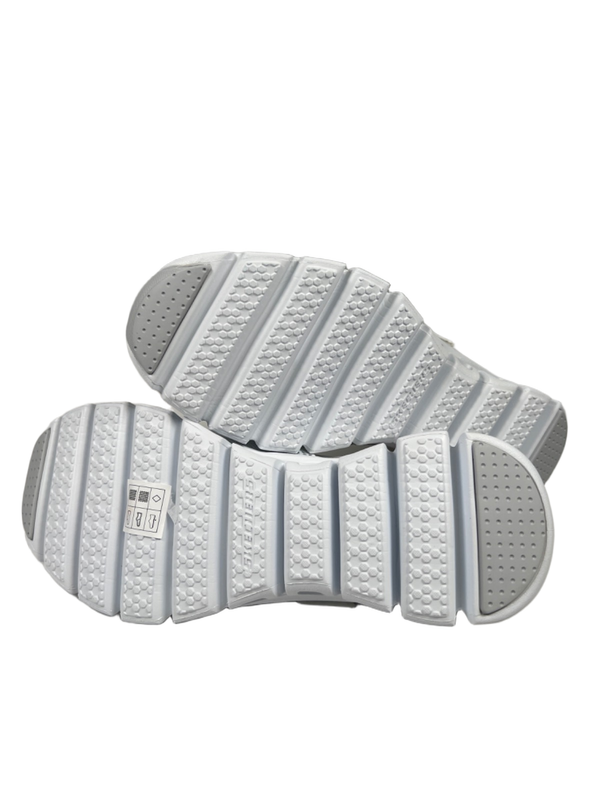 Skechers Women's White Slip-In Glide Step Rhinestone Z-Strap Sneakers - 8.5 image 10