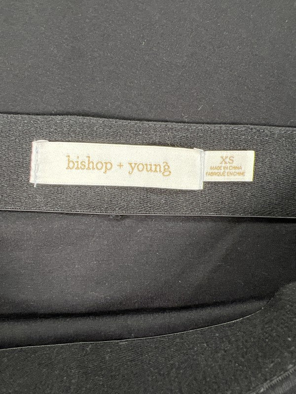 NEW Bishop and Young Women’s Black Cross Front Mini Skirt - XS image 3
