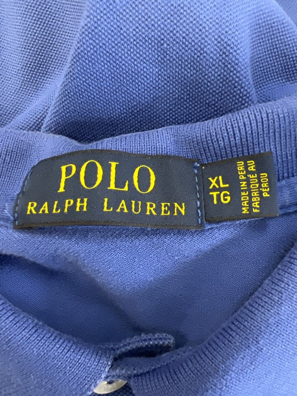 Polo Ralph Lauren Men's Blue Short Sleeve Cotton Blend Polo Shirt - XL image 3