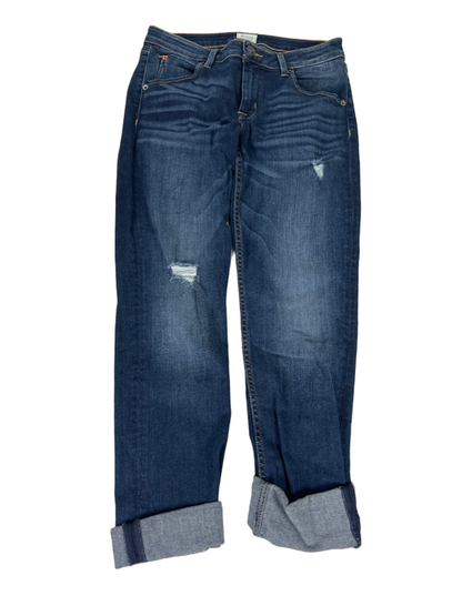 Hudson Women's Medium Wash Bacara Cuffed Cropped Straight Jeans - 27