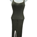 NEW Cider Women’s Dark Green Knit Sleeveless Sweater Dress - XS