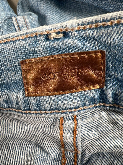 Mother Denim Women's Light Wash The Scrapper Ankle Button Fly Jeans - 24 image 3