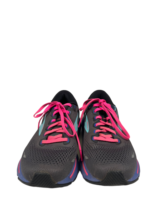 Brooks Women's Gray/Pink Ghost 15 Lace Up Running Shoes - 8.5 image 2