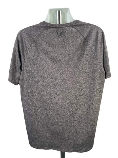 Under Armour Men's Gray Heathered Short Sleeve Tech Athletic Shirt - XL image 2